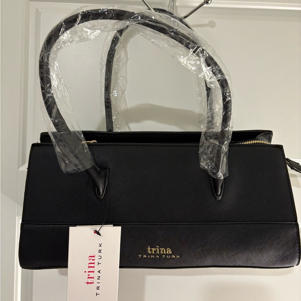 Trina Turk Black Handbag NWT